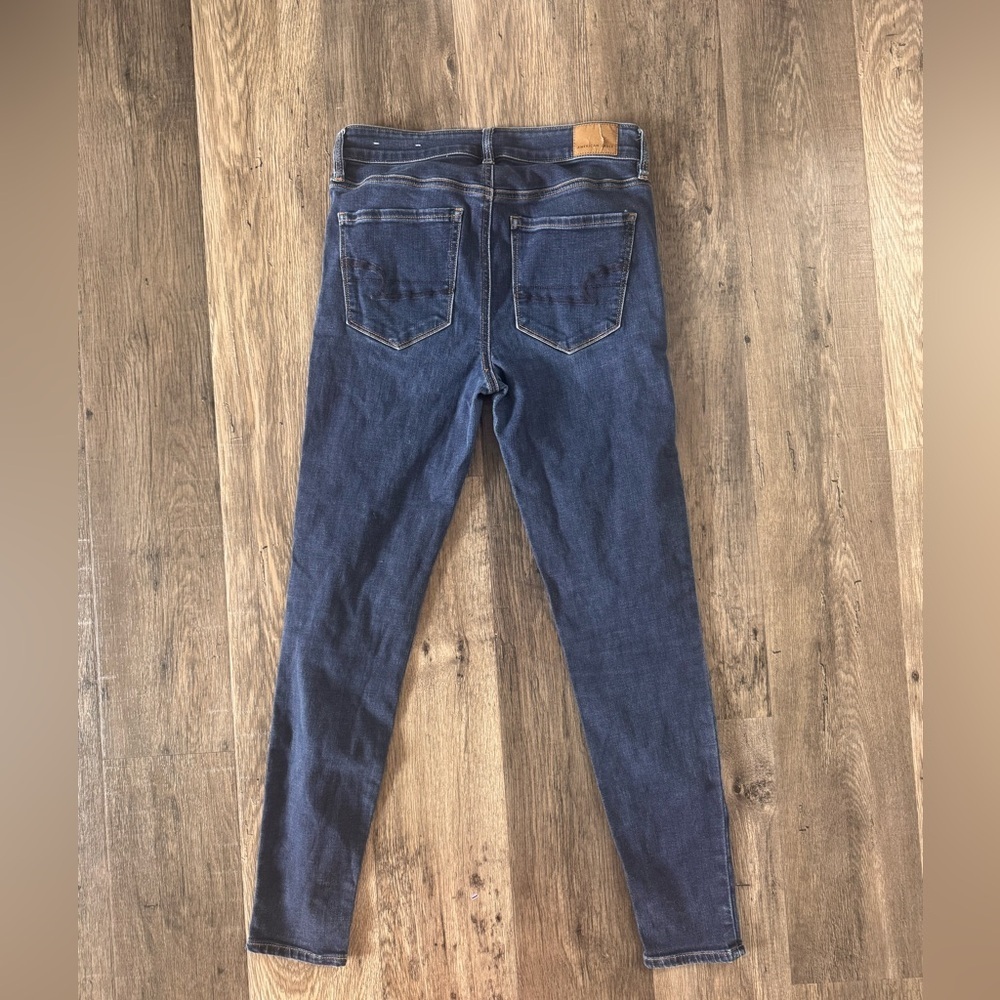 American Eagle Outfitters Dark Blue Skinny Jeans